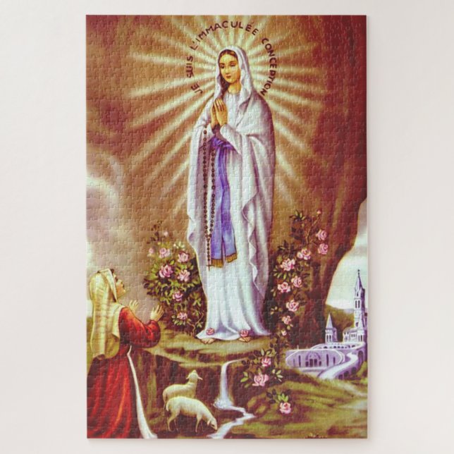 Puzzle Notre Dame de Lourdes (Vertical)