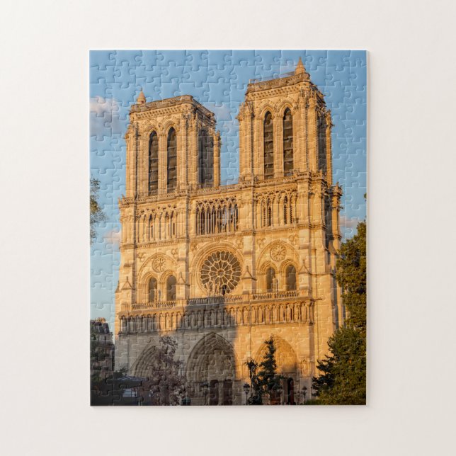 Puzzle Notre Dame de Paris à l'Heure d'or - Paris, France (Vertical)