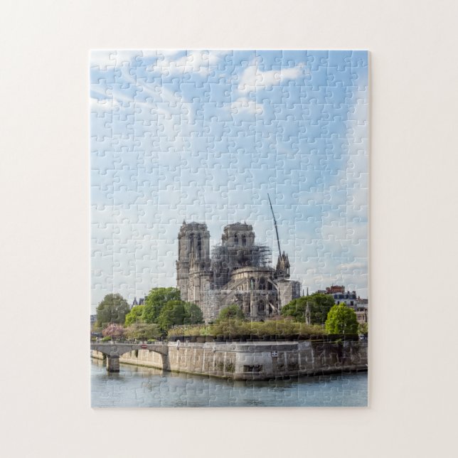 Puzzle Notre Dame de Paris, après le feu de 2019 - France (Vertical)