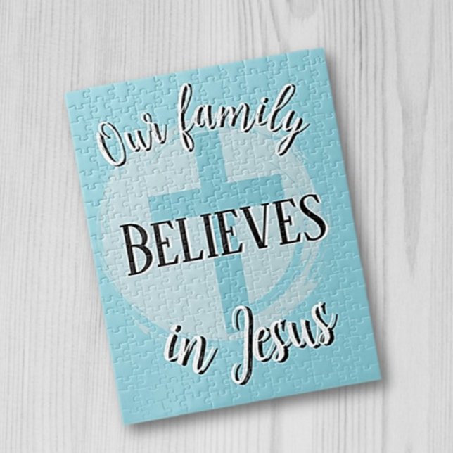 Puzzle Notre famille croit en Jésus (Créateur téléchargé)