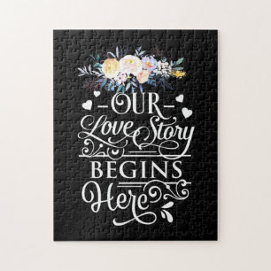 Puzzle Notre histoire d'amour commence ici
