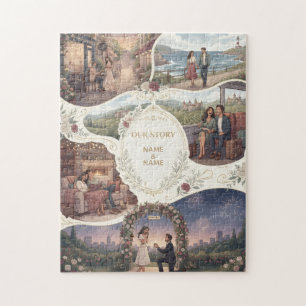 Puzzle Notre histoire en morceaux Proposition de mariage