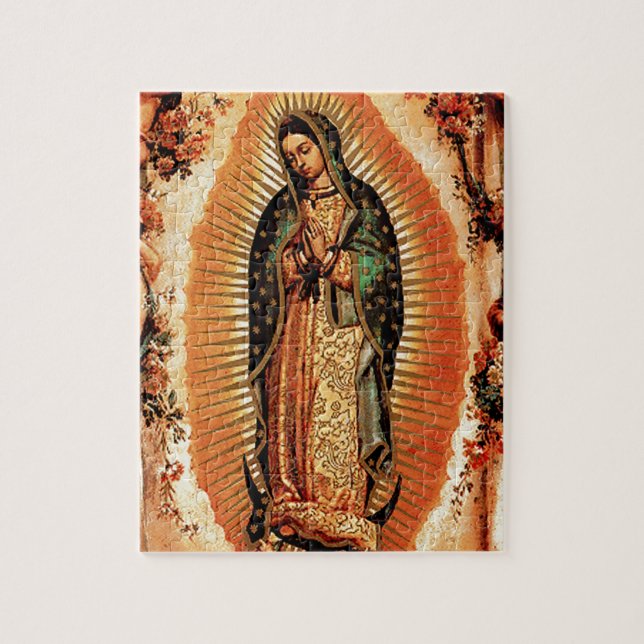 Puzzle Notre Madame de Guadalupe et des anges (Vertical)