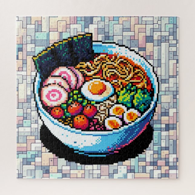 Puzzle Nouilles Pixel Art Ramen (Vertical)