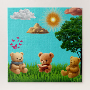 Puzzle Nounours dans le parc