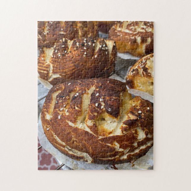 Puzzle Nourriture Pain Pain Cuit (Vertical)