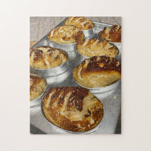 Puzzle Nourriture Pain Pain Cuit