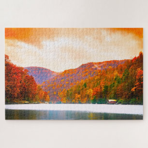Puzzle Nous aimons Cheat Lake West Virginia.