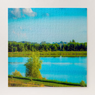 Puzzle Nous aimons Grundy Lake en Iowa.