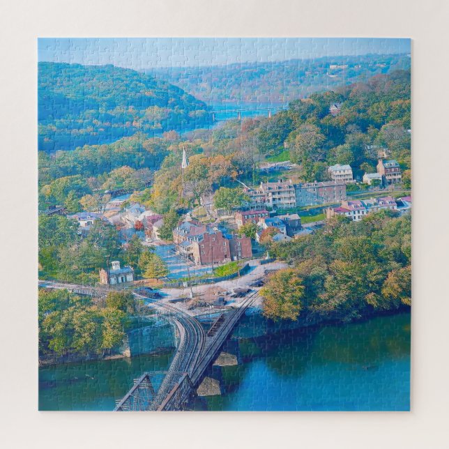 Puzzle Nous aimons Harpers Ferry West Virginia. (Vertical)