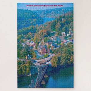 Puzzle Nous aimons Harpers Ferry West Virginia. Jigsaw Pu