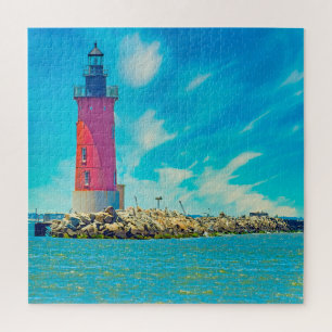 Puzzle Nous aimons le phare Delaware