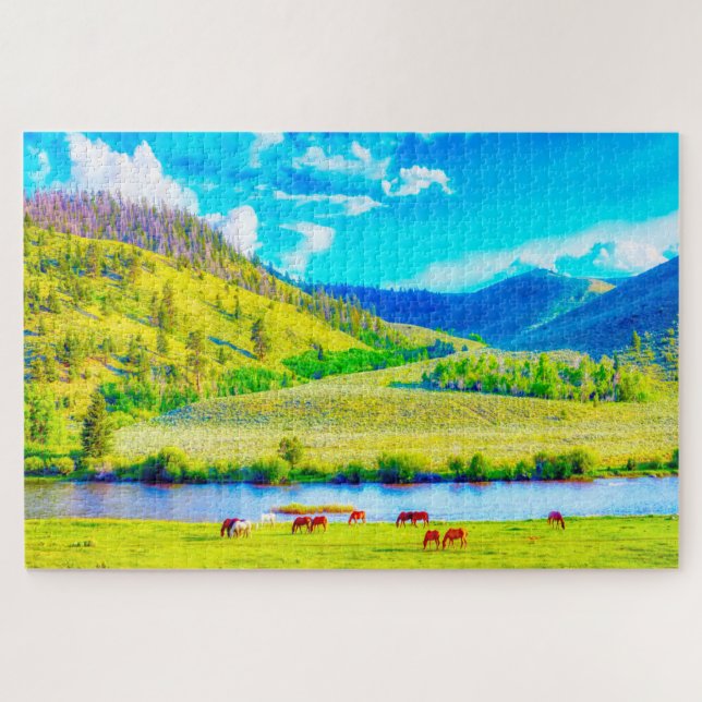 Puzzle Nous aimons le Wyoming (Horizontal)