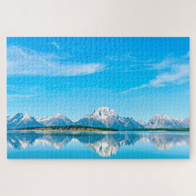 Puzzle Nous aimons le Wyoming de Grand Teton. (Horizontal)
