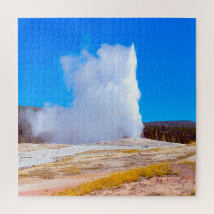 Puzzle Nous Aimons Le Wyoming De Vieux Fidèles.