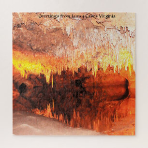 Puzzle Nous aimons les grottes de Luray en Virginie. Puzz
