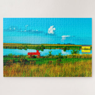 Puzzle Nous aimons les lacs en Iowa.
