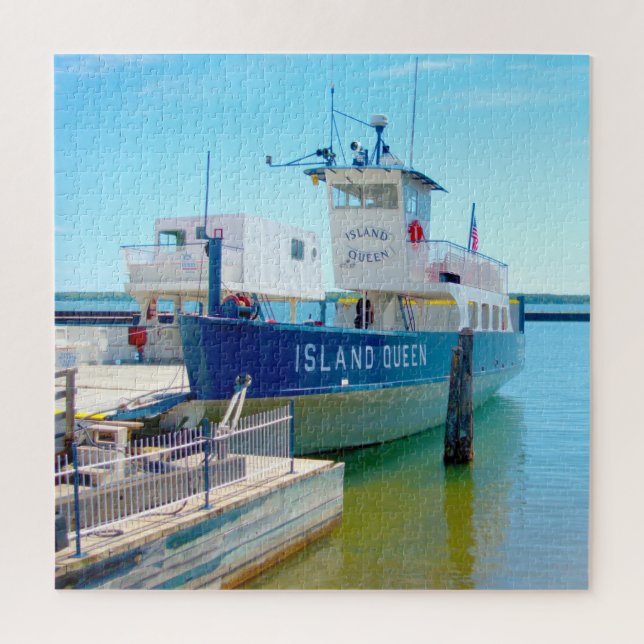 Puzzle Nous aimons Madeline île Wisconsin. (Vertical)
