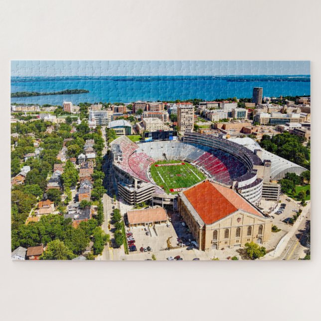 Puzzle Nous aimons Madison Wisconsin. (Horizontal)