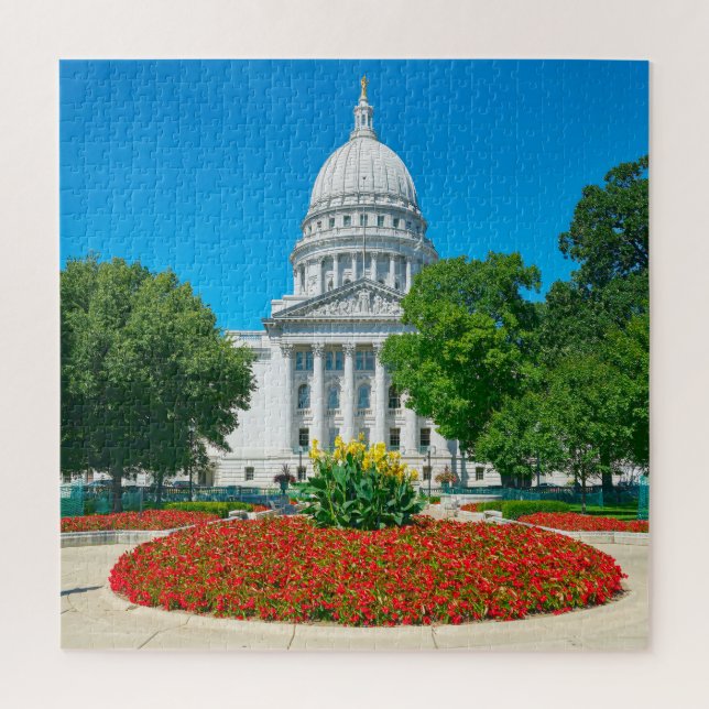 Puzzle Nous aimons Madison Wisconsin. (Vertical)