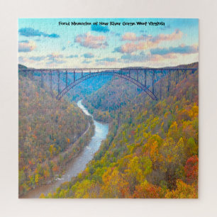Puzzle Nous aimons New River Gorge Virginie-Occidentale.