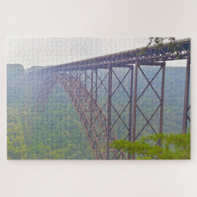 Puzzle Nous aimons New River Gorge West Virginia. (Horizontal)