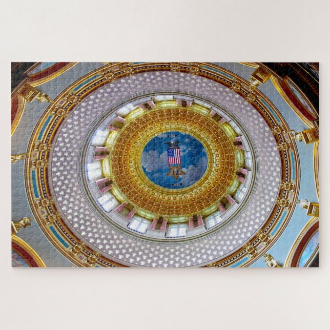 Puzzle Nous aimons State Capitol Des Moines Iowa. (Horizontal)