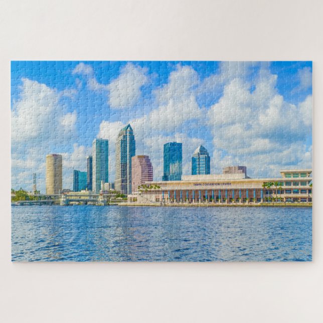 Puzzle Nous Aimons Ville Tampa Floride (Horizontal)