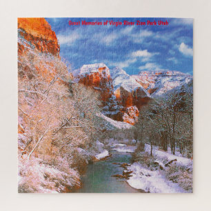 Puzzle Nous aimons Virgin River Zion Park Utah Jigsaw Puz