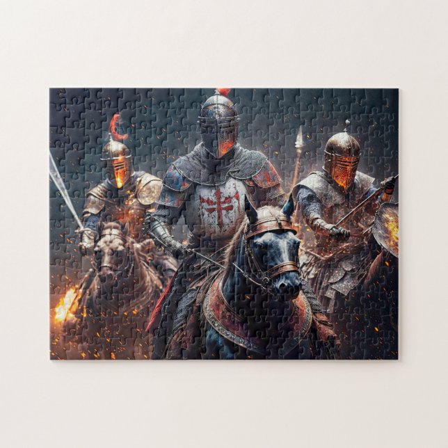 Puzzle Nous Circulons Après Minuit Illustration (Horizontal)