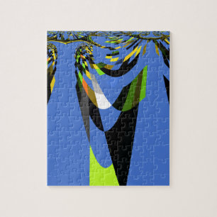 Puzzle Nouveau bleu