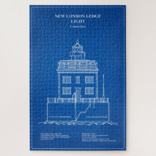 Puzzle Nouveau phare London Ledge - Connecticut - AD
