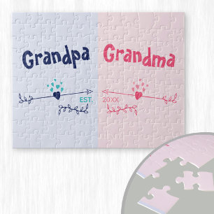 Puzzle Nouveaux Grands-Parents - Annonce de Bébé ou de Gr