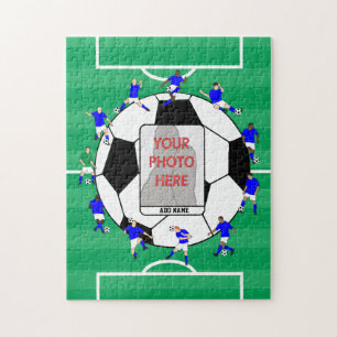 Puzzle Nouveaux joueurs de soccer personnalisés