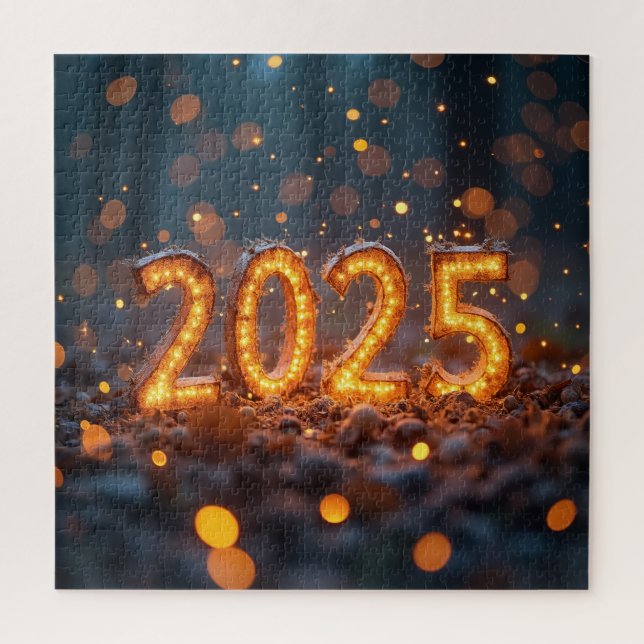 Puzzle nouvelle année 2025 (Vertical)