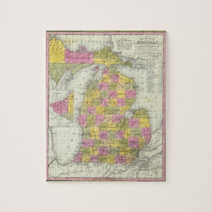 Puzzle Nouvelle Carte Du Michigan 2