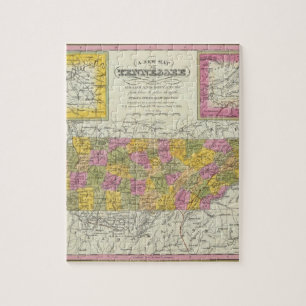 Puzzle Nouvelle Carte Du Tennessee