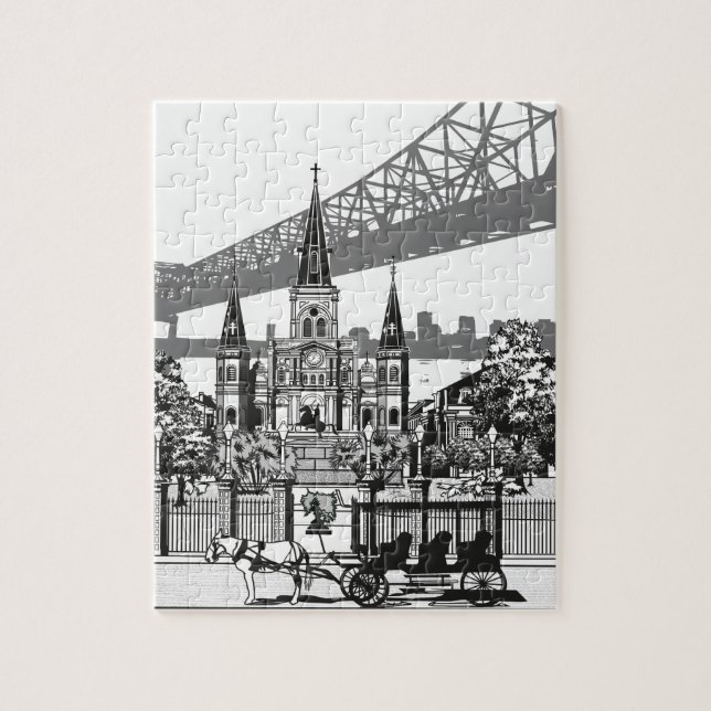 Puzzle Nouvelle-Orléans Louisiane (Vertical)