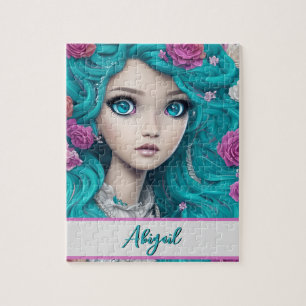 Puzzle Nouvelle Princesse de Londres avec les cheveux et 