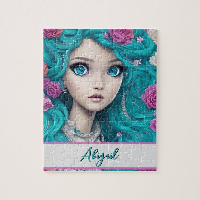Puzzle Nouvelle Princesse de Londres avec les cheveux et  (Vertical)