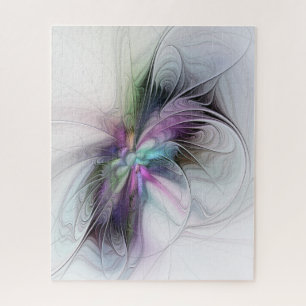 Puzzle Nouvelle vie, Colorful Abstrait Fractal Art Imagin