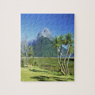Puzzle Nouvelle-Zélande, île du Sud, Mitre Peak,