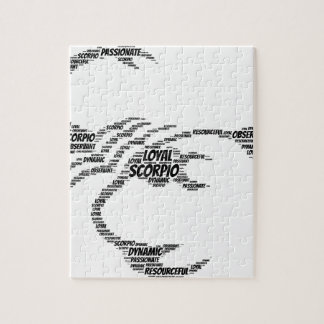 Puzzle Nuage de mot de signe de zodiaque d'astrologie de