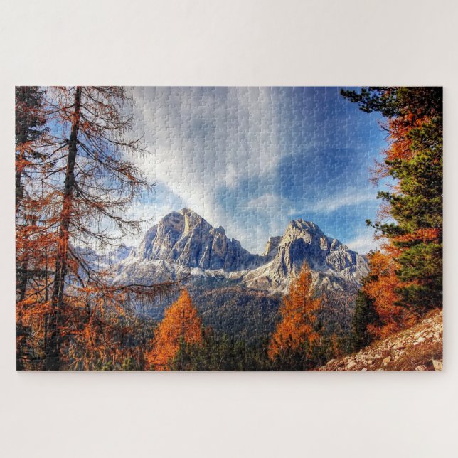 Puzzle Nuages au-dessus des Dolomites (Horizontal)