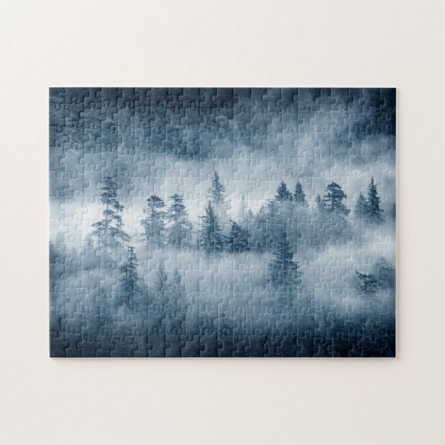 Puzzle Nuages de forêt tropicale dans le nord-ouest (Horizontal)