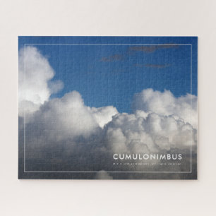 Puzzle Nuages fluides dans un ciel bleu d'été créole
