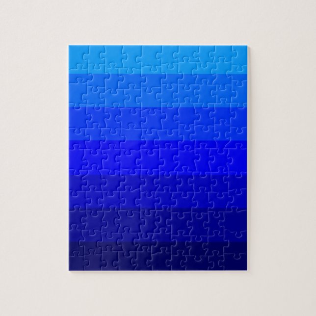 Puzzle Nuances de bleu (Vertical)