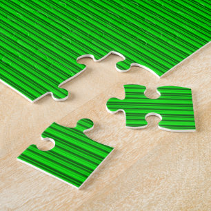 Puzzle Nuances de rayures vertes
