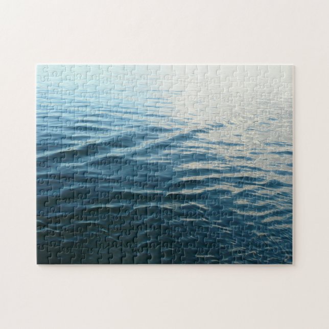 Puzzle Nuances d'eau bleue Photographie de la nature Abst (Horizontal)