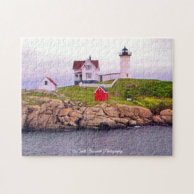 Puzzle Nubble Lighthouse - York, Maine (Horizontal)